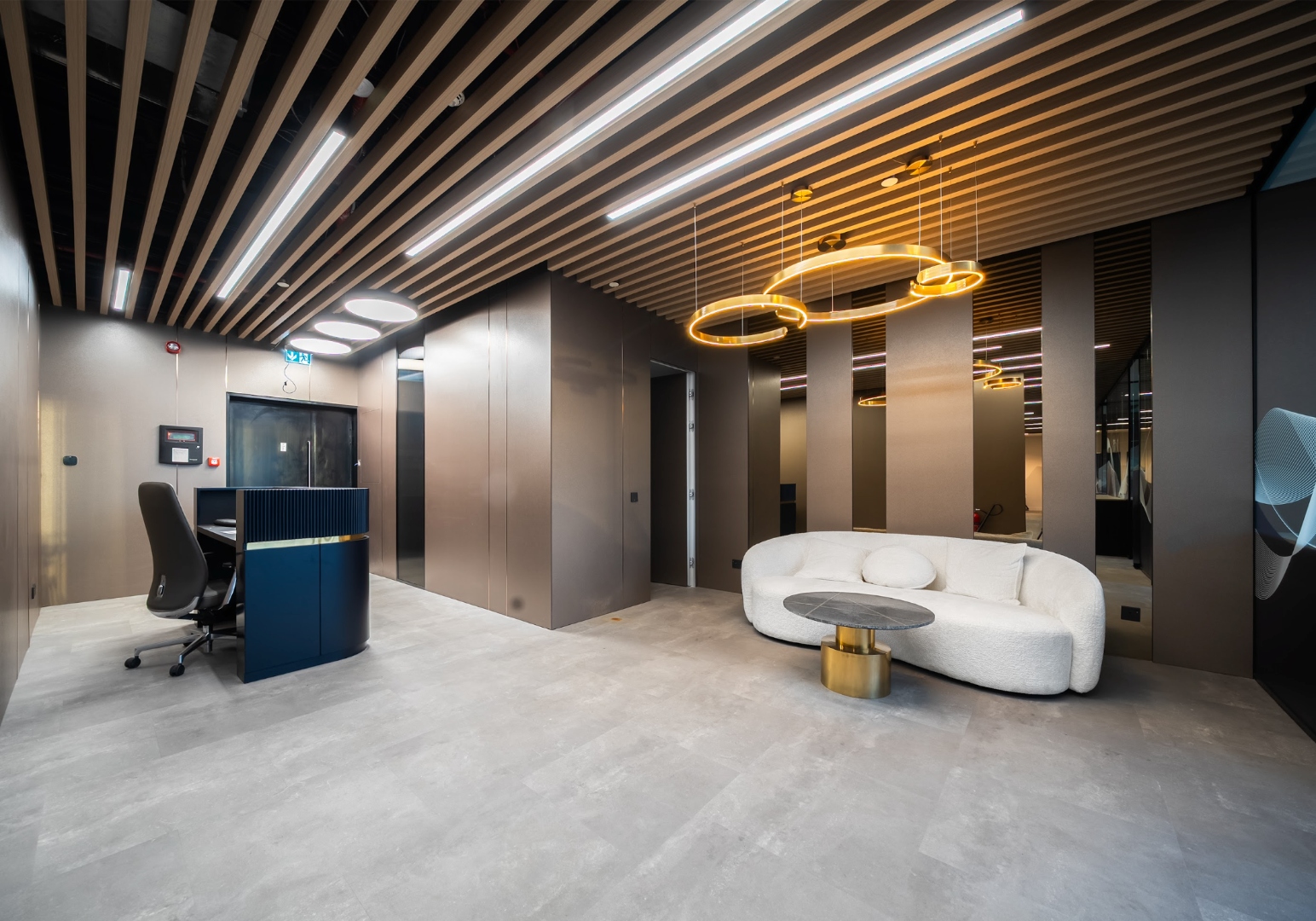 Reception and lounge area